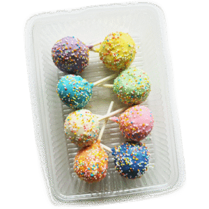Cake Pops Rainbow Per Box:12